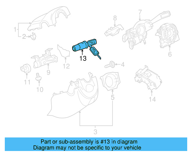 Ignition Lock Cylinder 107-905-855-CF - View 28