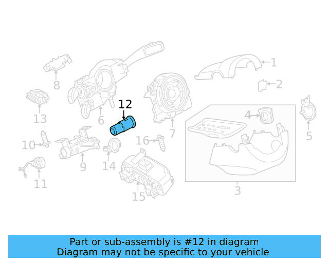 Ignition Lock Cylinder 107-905-855-CF - View 29