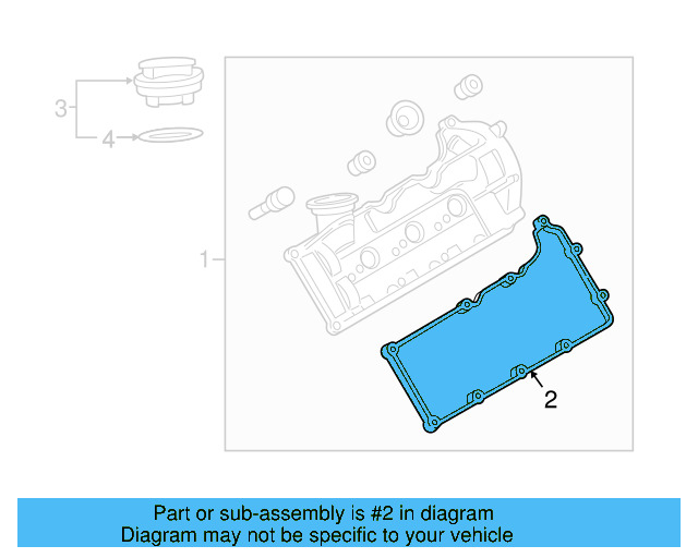 Valve Cover Gasket 059-103-483-T - View 10