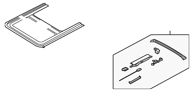 Sunroof Frame 8D9-877-049-D - View 6