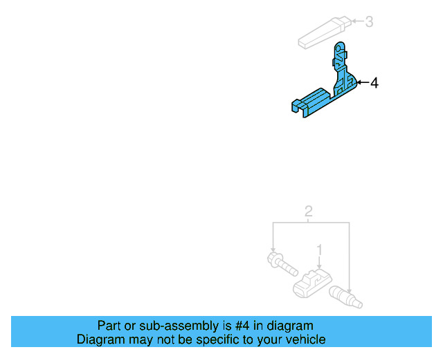 Control Module Bracket 3AA-907-538 - View 5