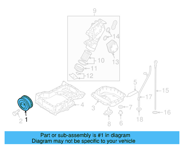 Damper & Pulley 077-105-251-Q - View 3