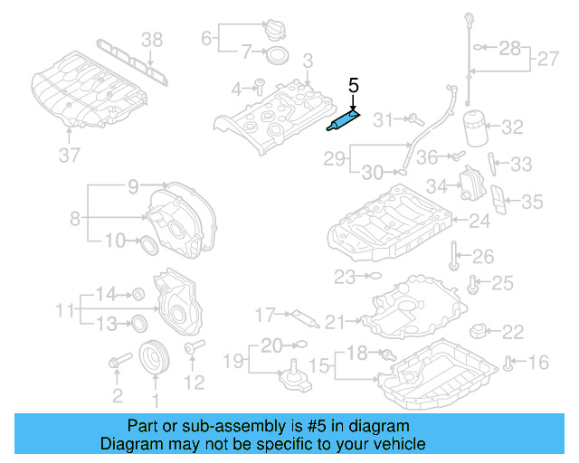 Valve Cover Sealer D-200-005-A2 - View 14