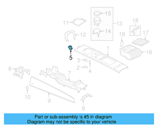 Finish Plate Joint 3D0-863-489-B - View 3