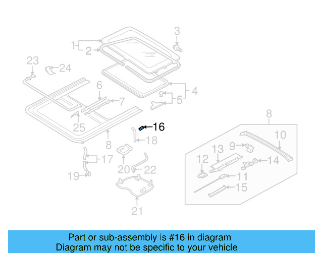 Air Deflector Stop 8D5-898-652 - View 6