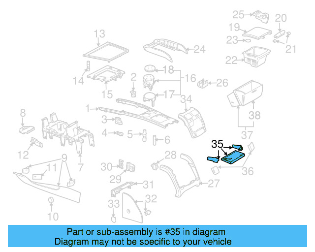 Lid Assembly 3D0-864-425-C-6C3