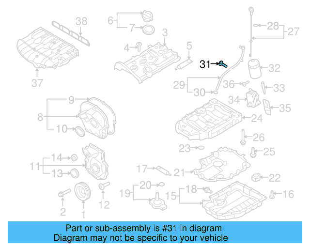 Door Mirror Housing Bolt N-101-961-03 - View 9
