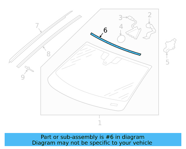 Reveal Molding 3G0-845-132 - View 4