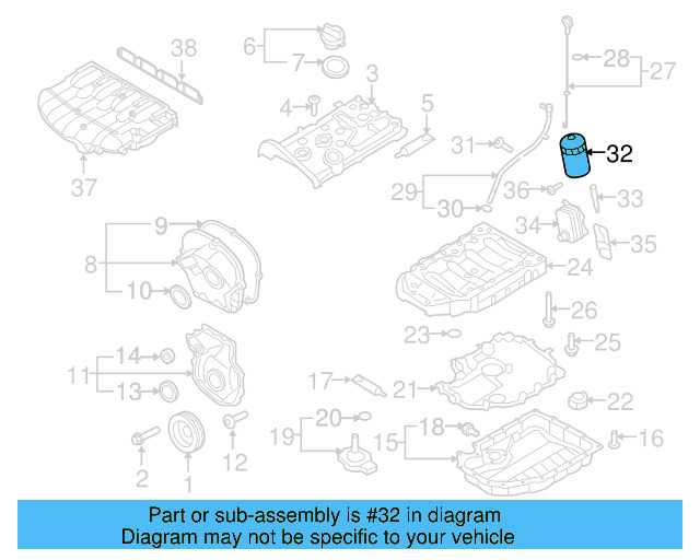 Oil Filter 06J-115-403-Q - View 7