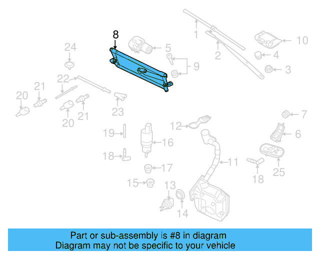 Wiper Transmission 5K1-955-601 - View 19