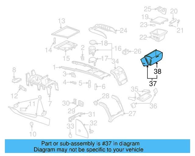 Storage Box 3D0-858-338-B-5W8 - View 4
