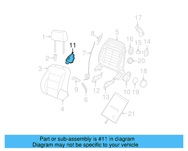 Recline Cover 1J3-881-480-C-U71