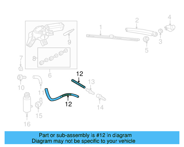Hose 2D0-955-962 - View 94