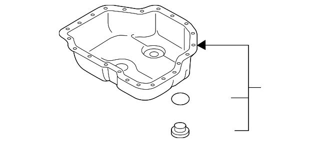 Oil Pan 059-103-602-AB - View 3