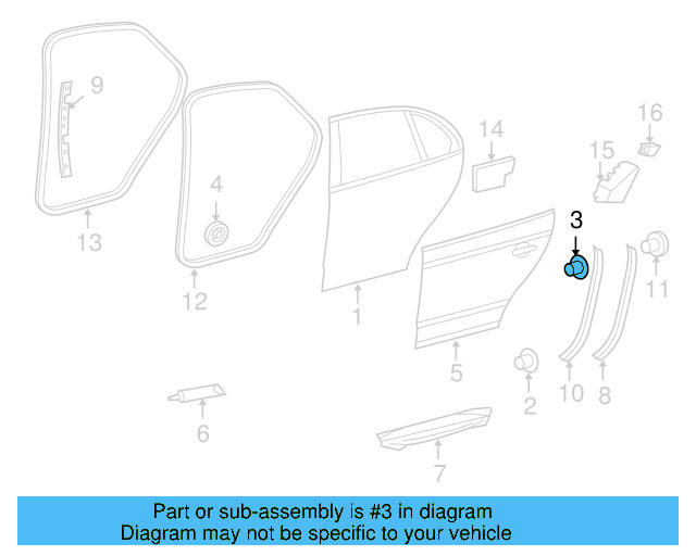 Door Frame Assembly Plug N-102-265-01