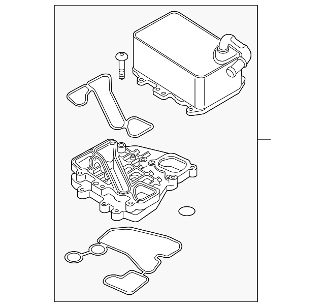 Oil Cooler 059-117-015-P - View 8