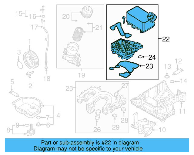 Oil Cooler 059-117-015-P - View 10