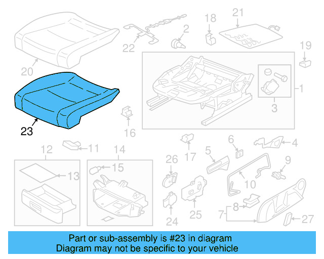 Seat Cushion Pad 5GM-881-375 - View 8