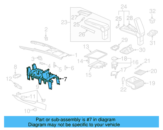 Mount Bracket 3D0-864-347-C - View 5