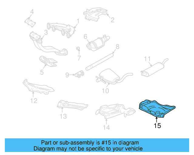 Heat Shield 1H0-803-310-B - View 4