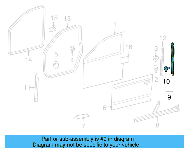 Rear Weather 1K5-837-382-F-5AP - View 7