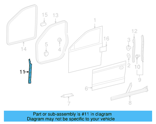 Front Retainer 1K5-831-308-J - View 3