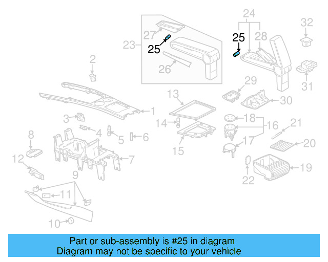 Button 3D0-862-405-2ZZ - View 3