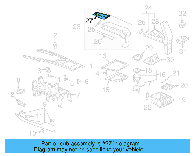 Tray 3D0-858-331-33N