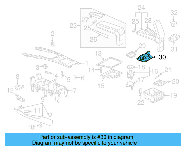 Bracket 3D0-863-618-A - View 3