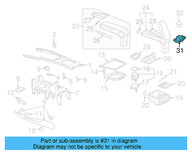 Retainer 3D0-863-350-A - View 3