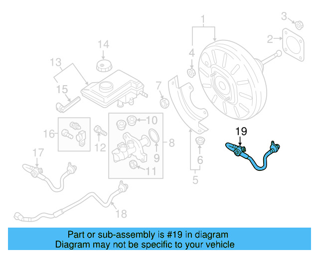 Vacuum Tube 5Q0-612-041-AH