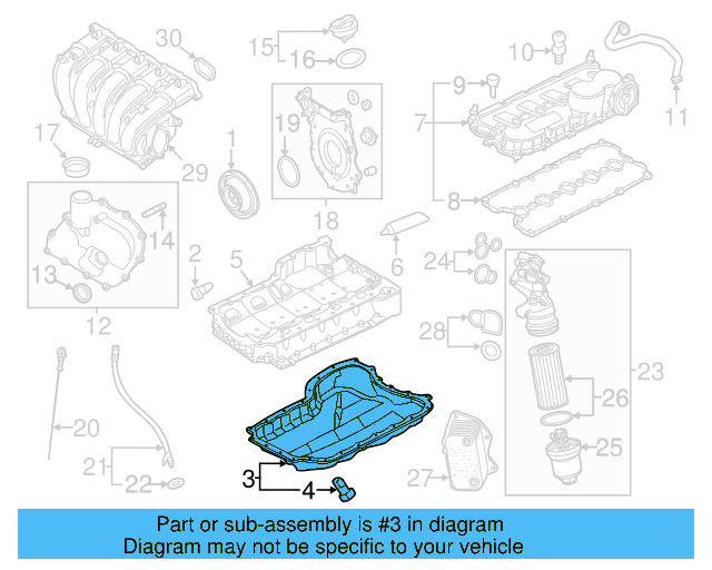 Oil Pan 07K-103-600-A - View 10