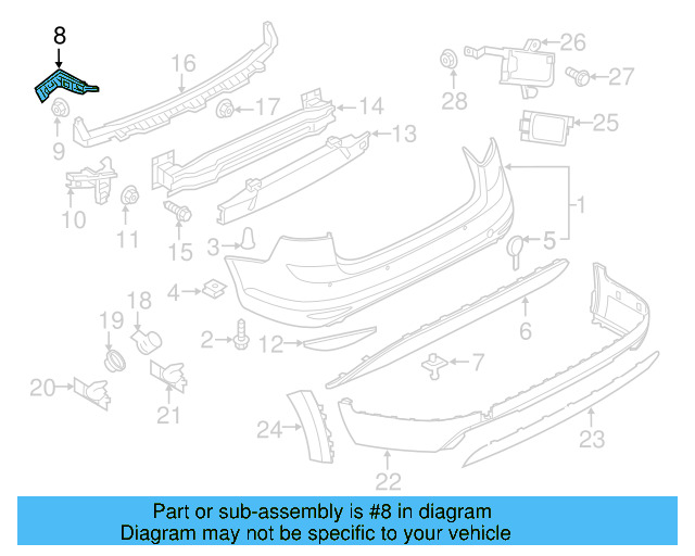 Quarter Panel Splash Shield Nut N-907-579-01 - View 41