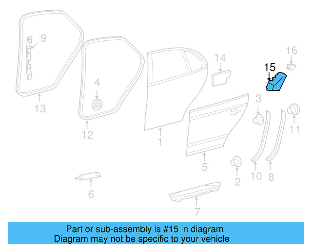 Door Panel Insulation 1K5-839-198 - View 5