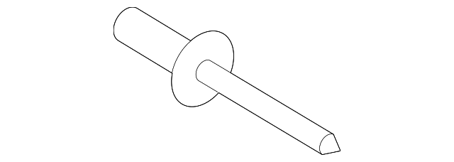 Retaining Strip Rivet N-910-197-01 - View 2