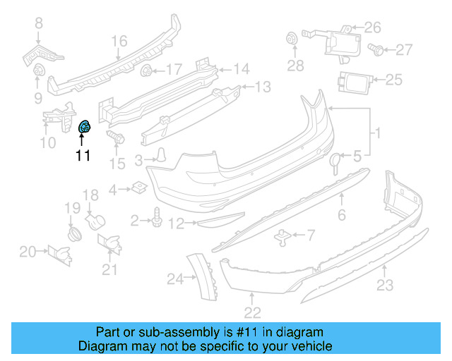 Quarter Panel Splash Shield Nut N-907-579-01 - View 130