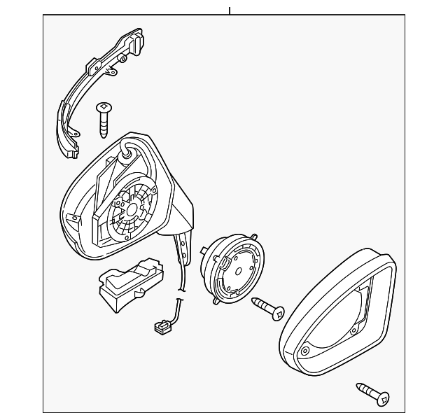 Mirror Assembly 5GM-857-508-9B9
