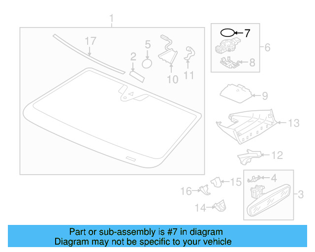 Rain Sensor Adhesive Kit 7N0-955-609 - View 9