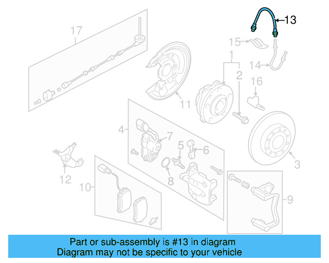 Brake Hose 5N0-611-775-B - View 11