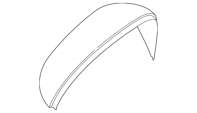 Mirror Cover (Unpainted) 5g0857538egru