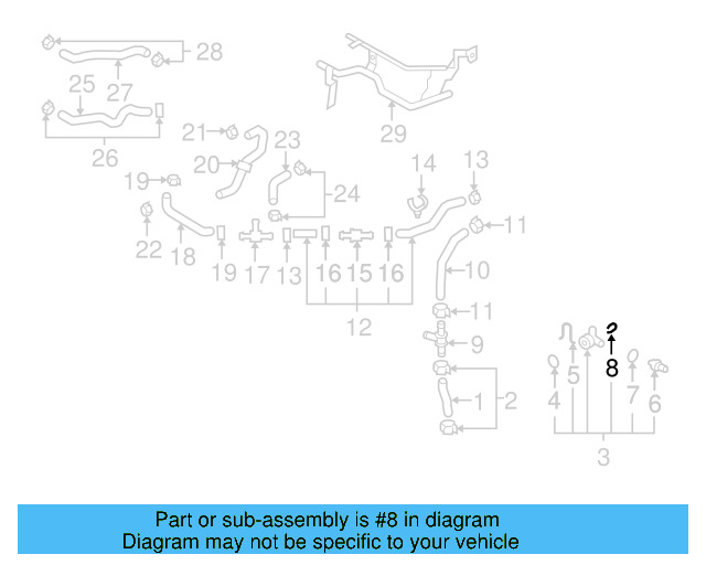 Temp Sensor Retainer Spring 032-121-142 - View 59