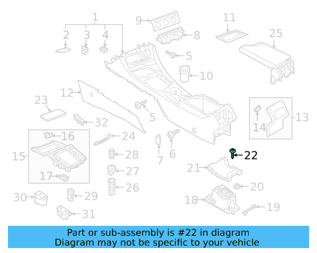 Headlamp Assembly Lower Bolt N-911-664-01 - View 44