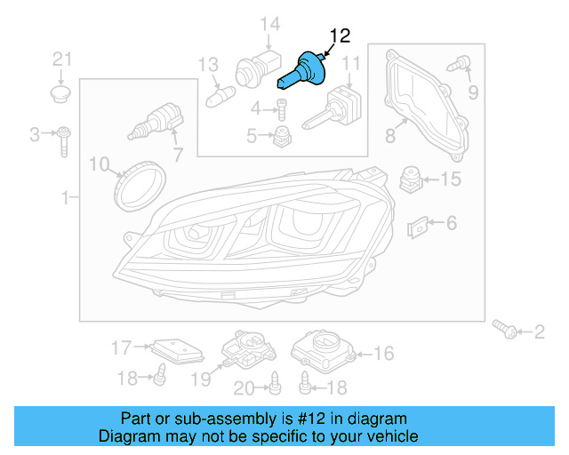 Inner Cap 1K6-941-608-A - View 84