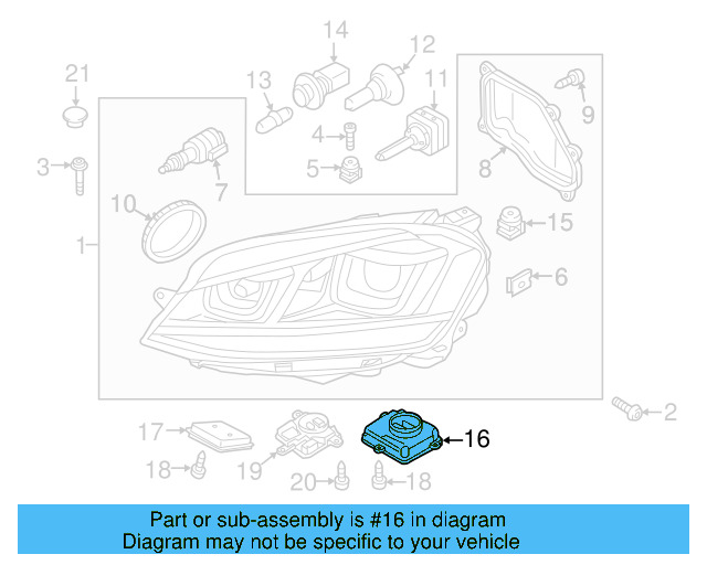 Control Module 4G0-907-697-F - View 19