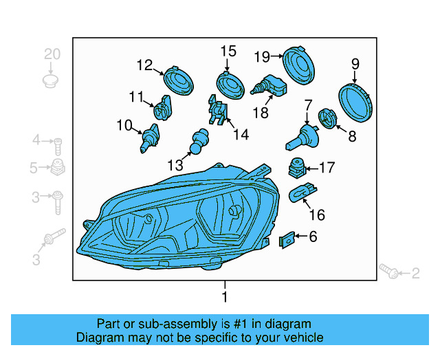 Headlamp Assembly 5GM-941-006-C - View 7