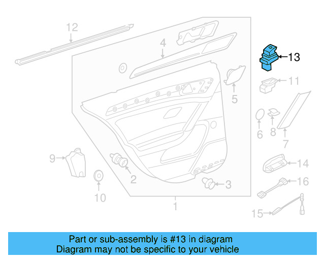 Window Switch 5G0-959-857-D-WHS - View 8