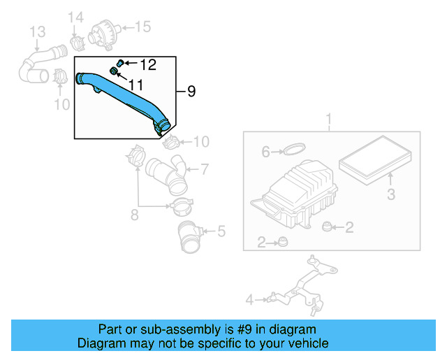 Connector Pipe 1K0-129-716 - View 4