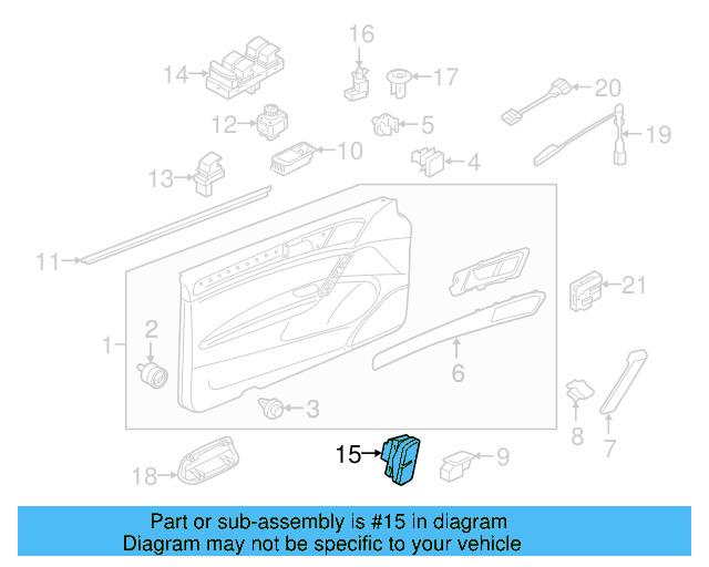 Lock Switch 5G0-962-126-A-WHS - View 12