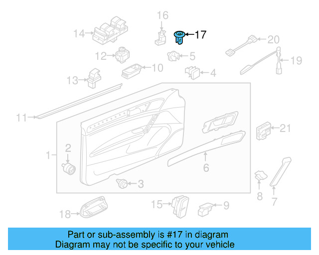 Warning Lamp Sleeve 3C0-919-242-9B9 - View 5