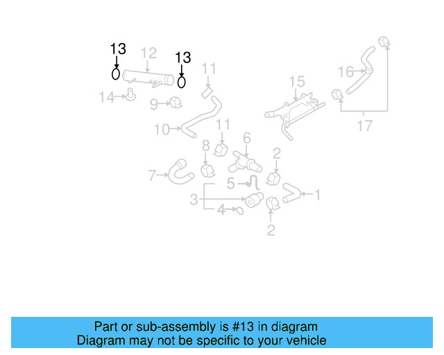 Engine Coolant Pipe O N-101-392-01 - View 4